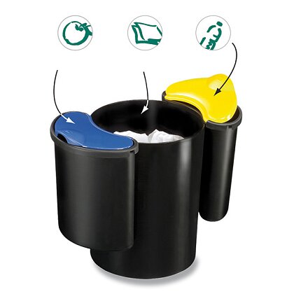 Obrázek produktu CEP Confort - odpadkový koš + 2 třídiče odpadu