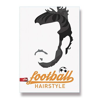 Obrázek produktu Školní sešit Football Hairstyles - A4, linkovaný, 40 listů, mix motivů
