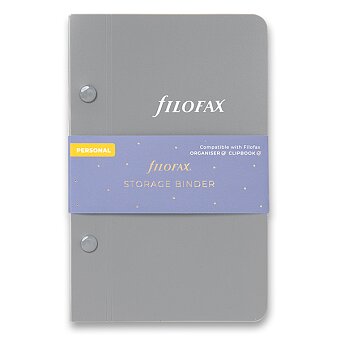 Obrázek produktu Archivační pořadač - pro osobní diáře Filofax, šedý