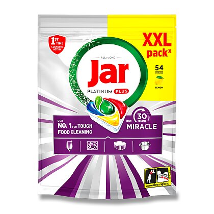 Obrázek produktu Jar Platinum Plus 30 Minute Miracle - kapsle do myčky - 54 kapslí