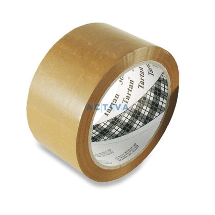 Obrázok produktu Tartan - pevná baliaca páska - 75 mm x 66 m, hnedá