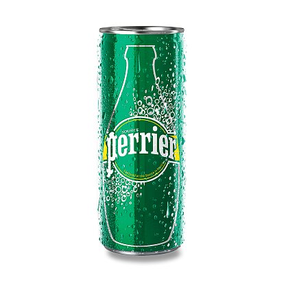 Obrázek produktu Perrier - perlivá minerální voda - plech 0,25 l, 1 ks
