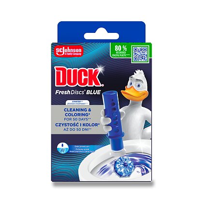 Obrázok produktu Duck Fresh Discs - čistič a osviežovač WC - Colors Water Blue, 36 ml