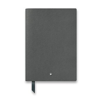 Obrázek produktu Kožený zápisník Montblanc 146 - A5, linkovaný, tmavě šedý