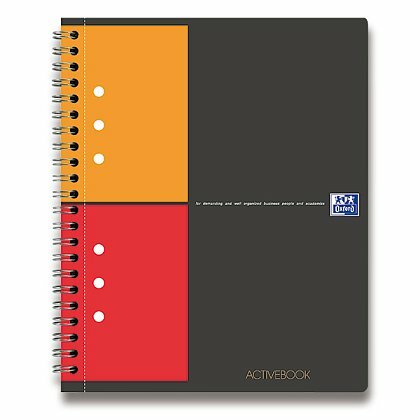 Obrázok produktu Oxford Activebook - krúžková záznamová kniha - A5+, 80 l., štvorčeková