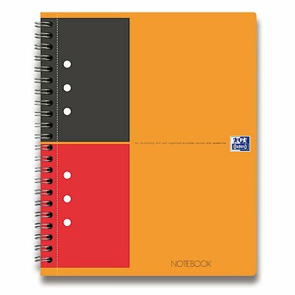 Obrázok produktu Oxford Notebook - krúžková záznamová kniha - A5+, 80 l., linajková