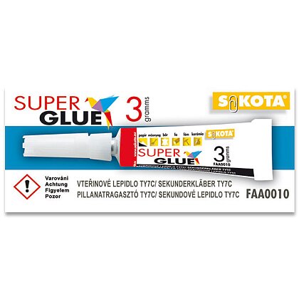 Obrázek produktu Sakota Super Glue - vteřinové lepidlo - 3g