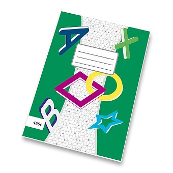 Obrázek produktu Školní sešit EKO 465 - A4, čtverečkovaný, 60 listů