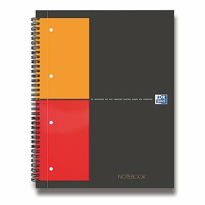 Obrázok produktu Oxford Notebook - krúžková záznamová kniha - A4+, 80 l., štvorčeková