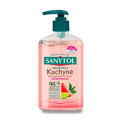 Obrázek produktu Sanytol Kuchyně - tekuté mýdlo - 250 ml, Limetka & Grapefruit