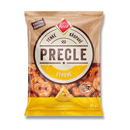 Obrázek produktu Vest Precle - slané preclíky - sýrové, 90 g