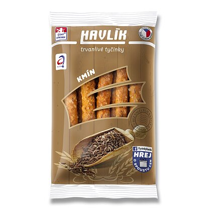 Product image Havlik - breadsticks with cheese and salt - Cumin, 90 g