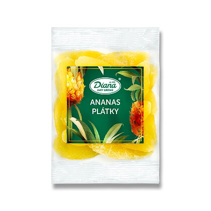Obrázok produktu Diana - sušené ananás plátky, 100g