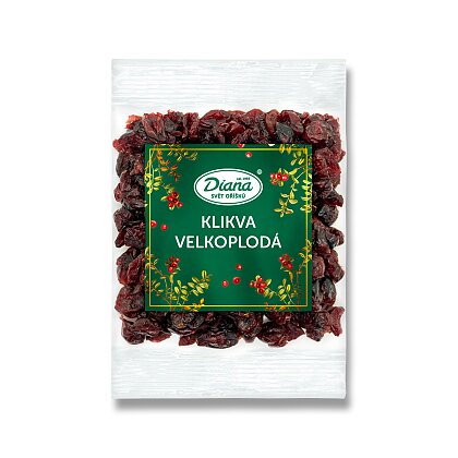 Obrázok produktu Diana - sušená brusnica veľkoplodá - brusinky, 100g