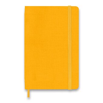 Obrázek produktu Zápisník Moleskine Silk - tvrdé desky - S, linkovaný, slámová žlutá