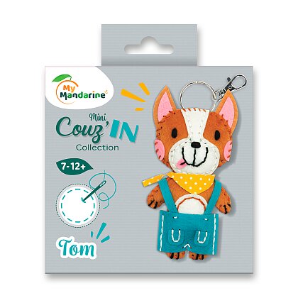 Obrázek produktu My Mandarine - kreativní sada - přívěšek k ušití, pejsek Tom