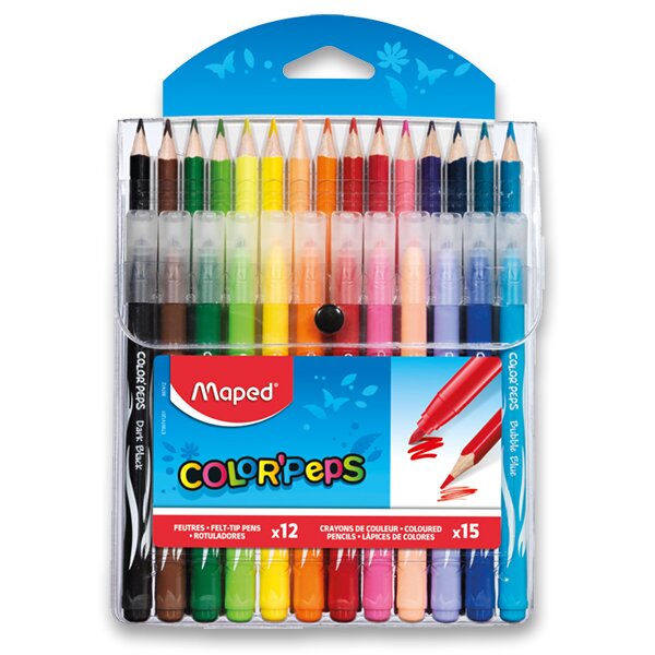 Color Peps Set Maped Color'Peps - set pasteliek - 27 ks | Activa