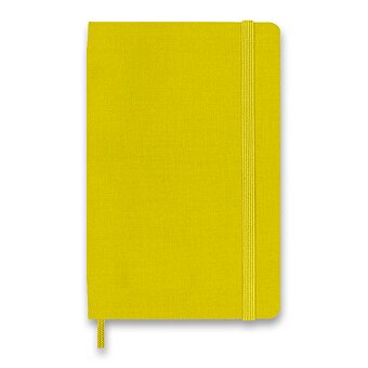 Obrázek produktu Zápisník Moleskine Silk - tvrdé desky - S, linkovaný, žlutý