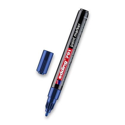 Obrázek produktu Edding Paint Marker 791 - lakový popisovač - modrý