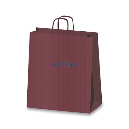 Obrázok produktu Sadoch Allegra - papierová taška - 220 x 100 x 270 mm, stredná, červená