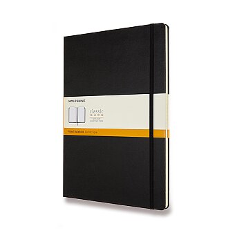 Obrázek produktu Zápisník Moleskine - tvrdé desky - A4, linkovaný, černý