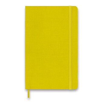 Obrázek produktu Zápisník Moleskine Silk - tvrdé desky - L, linkovaný, žlutý