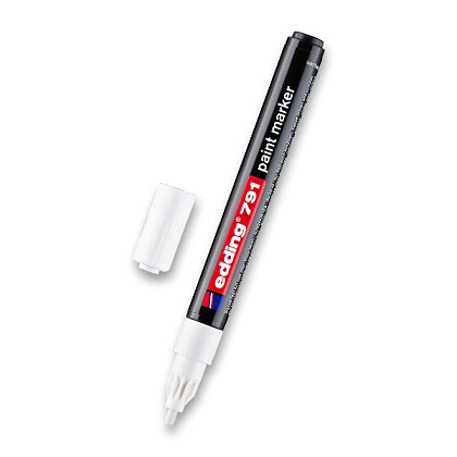 Obrázek produktu Edding Paint Marker 791 - lakový popisovač - bílý