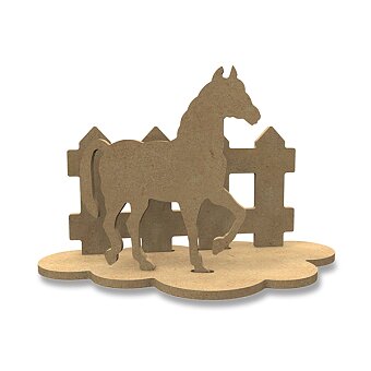 Obrázek produktu Kreativní dřevěná sada Aladine Gomille - Koník u ohrady