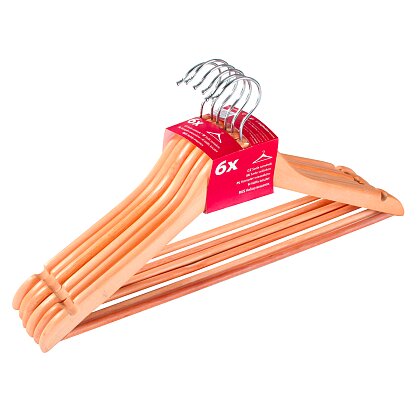 Obrázek produktu Dřevěné ramínko - 6 ks