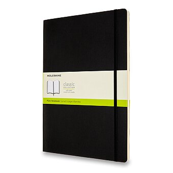 Obrázek produktu Zápisník Moleskine - měkké desky - A4, čistý, černý