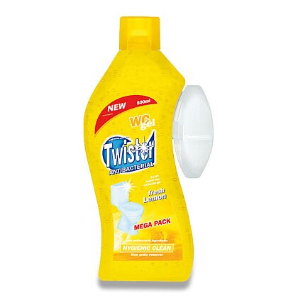 Obrázek produktu Twister WC Gel - prostředek na toalety - Lemon, 500 ml