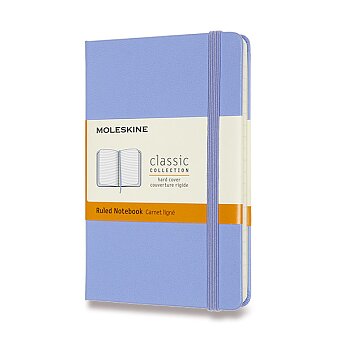 Obrázek produktu Zápisník Moleskine - tvrdé dosky - S, linajkový, nebesky modrý