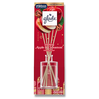 Obrázek produktu Glade - vonné tyčinky - Twinkling Apple and Cinnamon, 50 ml