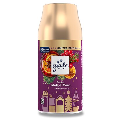 Obrázek produktu Glade Auto Festive - osvěžovač - náhradní náplň - Mulled Wine,  269 ml