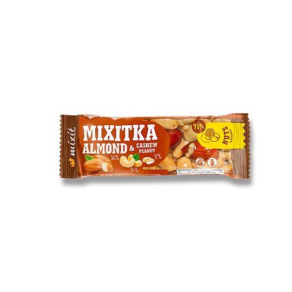 Obrázek produktu Mixit Mixitka - ořechová tyčinka - Mandle a Kešu, 40 g