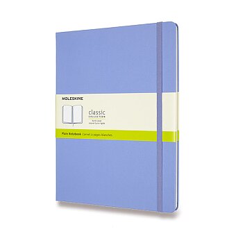 Obrázek produktu Zápisník Moleskine - tvrdé desky - XL, čistý, nebesky modrý