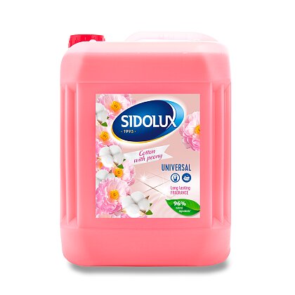 Obrázok produktu Sidolux Universal - čistiaci prostriedok - Bavlna s pivonkou, 5 l