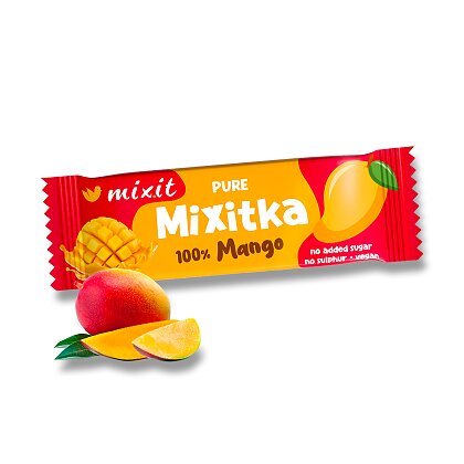 Product image Mixit Mixitka - ovocná tyčinka - 100% Mango, 20 g