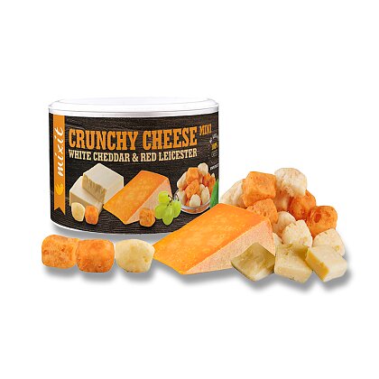 Obrázek produktu Mixit Crunchy Cheese - křupavý sýr - White cheddar & Red Leicester, 70 g