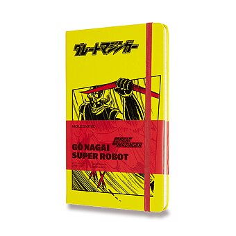Obrázek produktu Zápisník Moleskine Go Nagai - tvrdé desky - L, linkovaný, žlutý