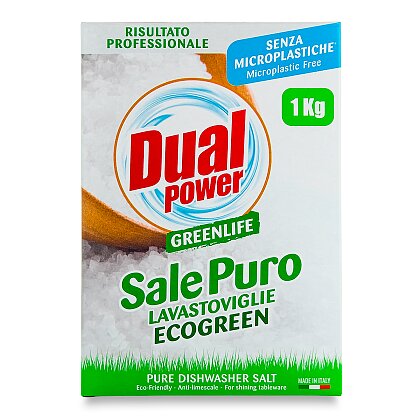 Obrázek produktu Dual Power Greenlife  - sůl do myčky nádobí - 1000 g