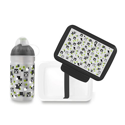 Product image Zdravá lahev 0,5 l a Zdravá sváča - pixel head, set