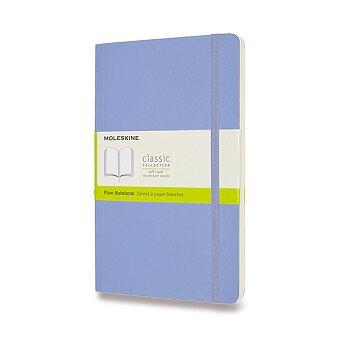 Obrázek produktu Zápisník Moleskine - měkké desky - L, čistý, nebesky modrý
