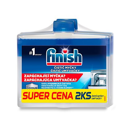 Obrázek produktu Finish - čistič myčky - Regular, 2 x 250 ml