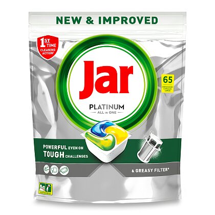 Obrázok produktu Jar Platinum All in One - kapsule do umývačky - 65 kapsúl