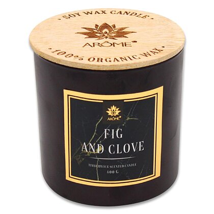 Obrázek produktu Arôme - vonná svíčka s dřevěným knotem - Fig and Clove