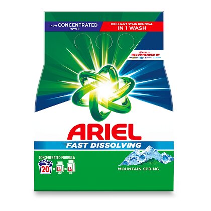 Obrázek produktu Ariel Mountain Spring - prací prášek - 20 dávek