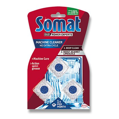 Product image Somat Machine Cleaner - čistič umývačky riadu - 3 ks