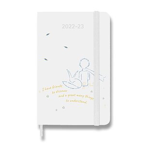 18měsíční diář Moleskine 2022-23 Le Petit Prince Fox - tvrdé desky
