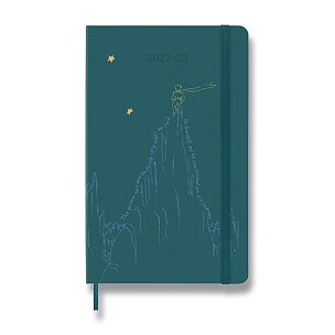 18měsíční diář Moleskine 2022-23 Le Petit Prince Mountain - tvrdé desky